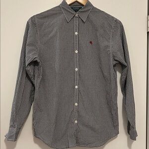 Ralph Lauren gingham button down shirt